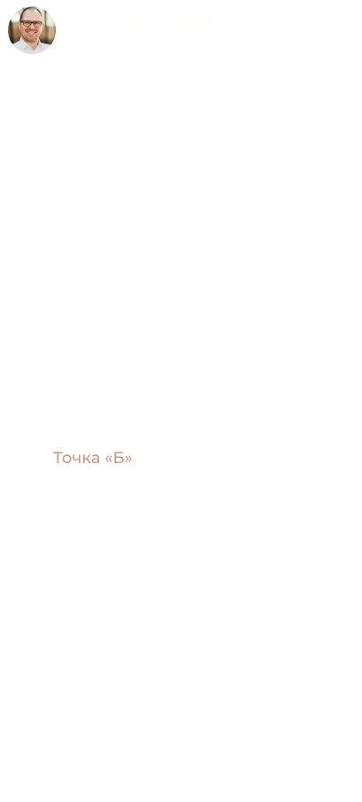 Кейс Дмитрия, проходившего у меня коучинг